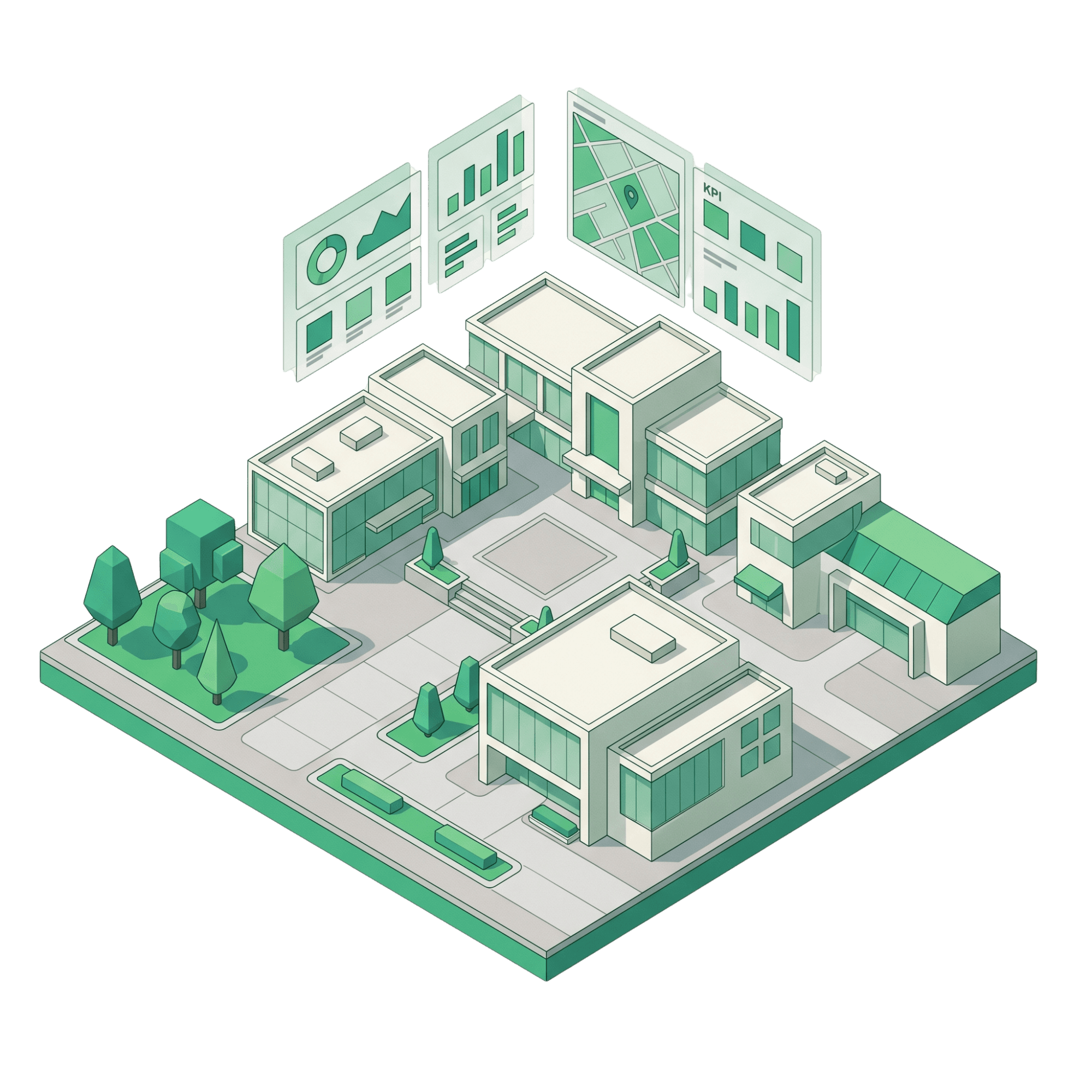 Transit and infrastructure networks with live sensor-style visualization mood