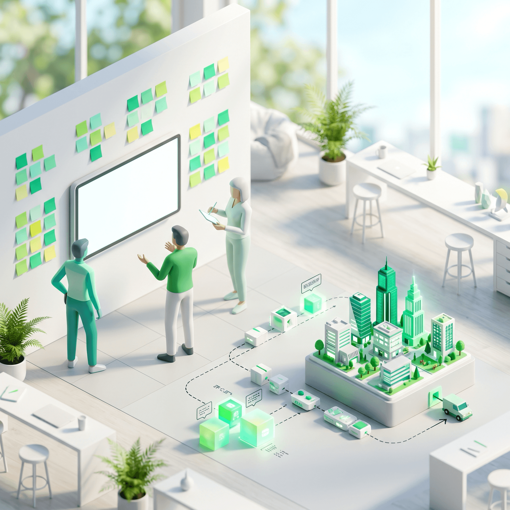 Fast-moving product team shipping an urban-tech application